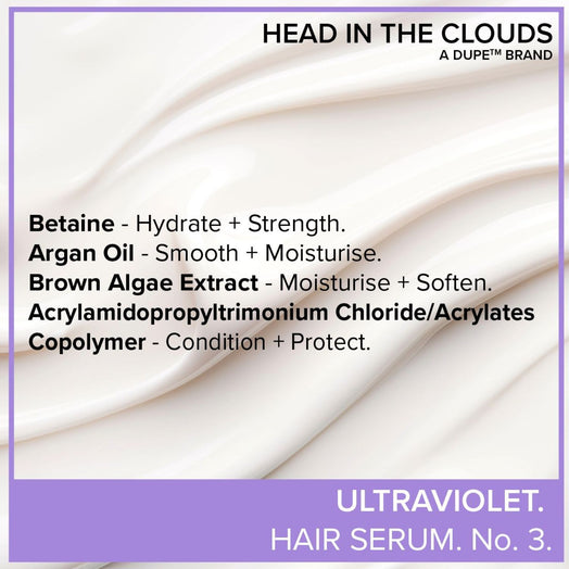 Platinum hair care ingredients.