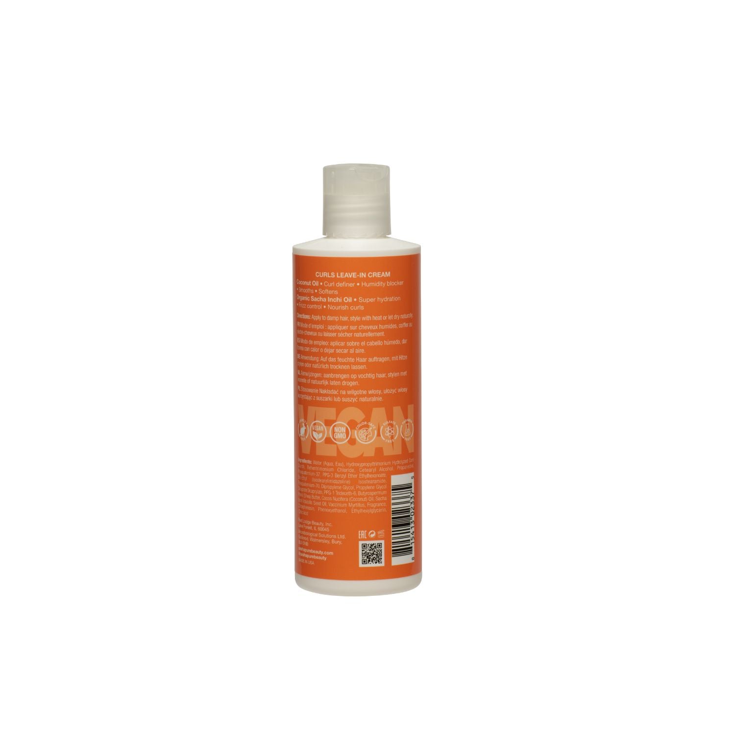 SashaPure Curls Leave-In Cream 236ml