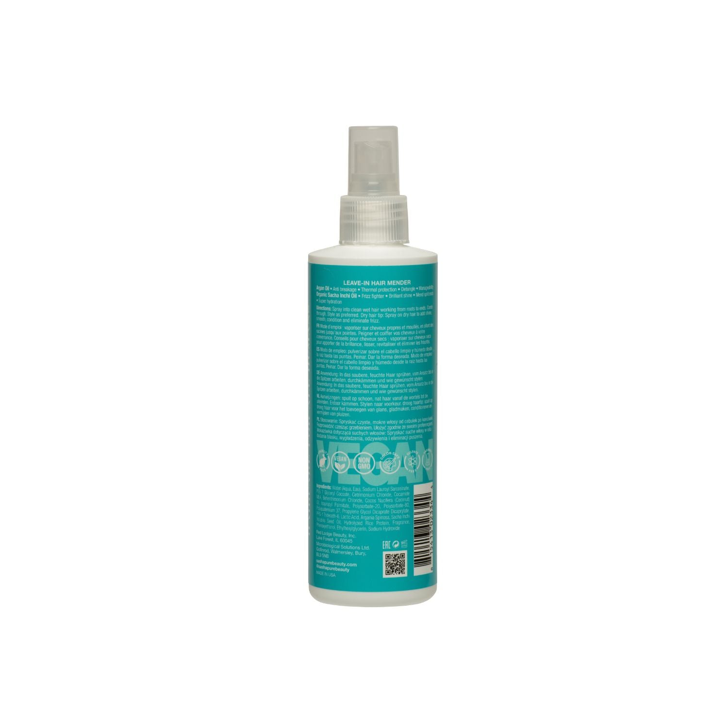 SashaPure Leave-In Hair Mender Spray 236ml